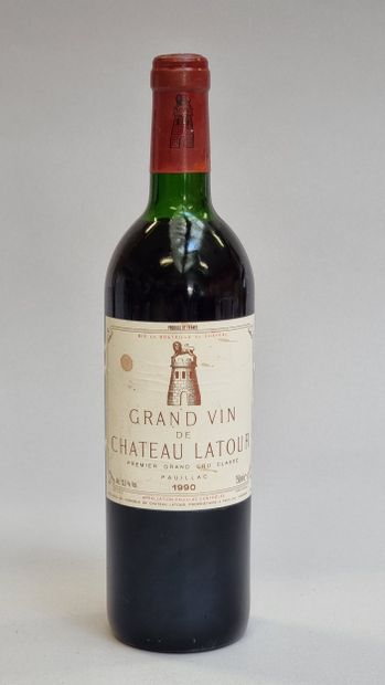 1 B CHATEAU LATOUR 1990 GCC1 Pauillac (H.E+...