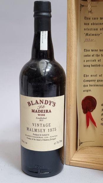 1 B MADEIRA MALMSEY (Caisse Bois d'origine)...
