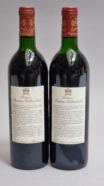 2 B CHATEAU MOUTON ROTHSCHILD 1990 GCC1 Pauillac...