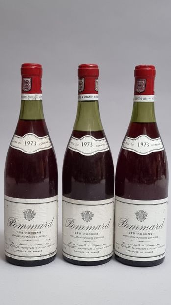 3 B POMMARD LES RUGIENS (1° Cru) 1973 Henri...