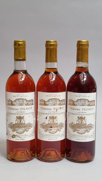 3 B CHATEAU FILHOT CREME DE TETE 1990 C1...