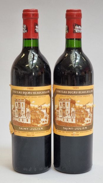 2 B CHATEAU DUCRU-BEAUCAILLOU 1986 GCC2 Saint-Julien...