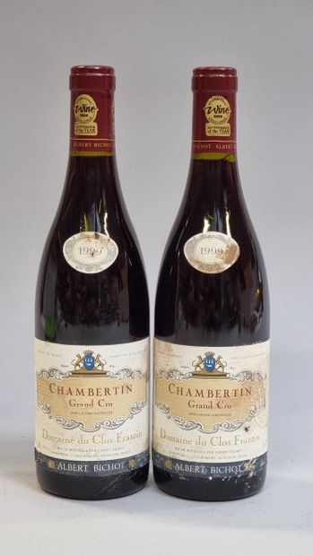 2 B CHAMBERTIN (Grand Cru) 1999 Clos Frantin...