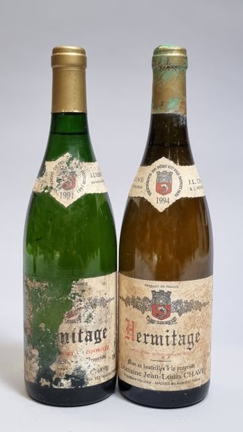 1 B HERMITAGE Blanc 1991 Domaine Jean-Louis...