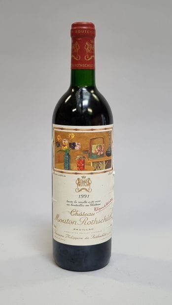 1 B CHATEAU MOUTON ROTHSCHILD 1991 GCC1 Pauillac...