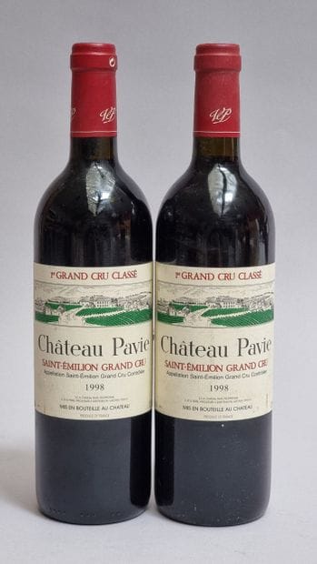 2 B CHATEAU PAVIE 1998 GCC1B Saint-Emilion...