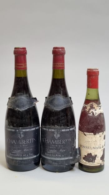 2 B CHAMBERTIN CLOS DE BEZE (Grand Cru) 1983...
