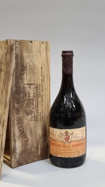 1 B CHATEAUNEUF-DU-PAPE Red (original wooden...