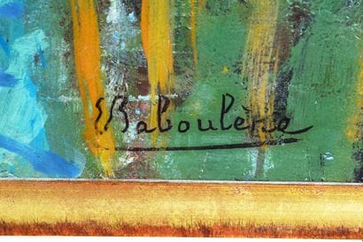 Eugène BABOULENE (1905 - 1994)
Les pichets,
Hst...