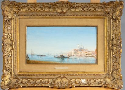 Félix ZIEM (1821-1911) 
Gondole devant la...