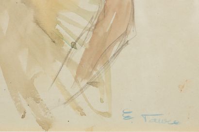 Elisabeth FAURE (1906-1964)
Rue animée en...