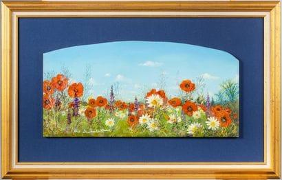 Albert DRACHKOVITCH 
Champs de coquelicots...