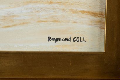 Raymond COLL 
Baigneuse en Corse,
Hst sbd,...