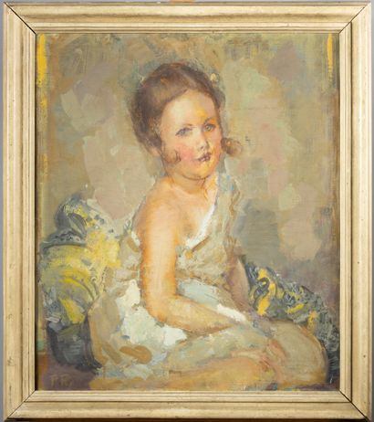Paul ROSNER (1875 - 1956)
Fillette,
Huile...