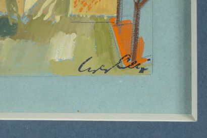 Yves ALIX (1890–1969)
Landscape,
Gouache,...