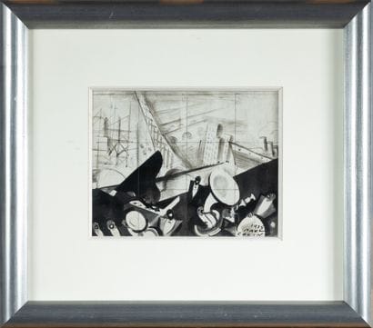 Paul COLIN (1892 - 1985)
L'orchestre de Jazz,
Dessin...