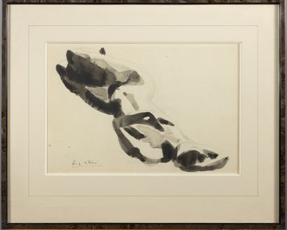 Yves ALIX (1890–1969)
Model at Rest,
Wash...