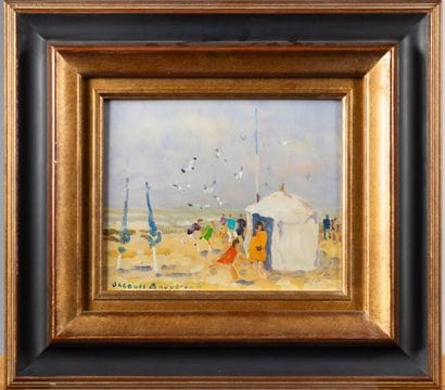 Jacques BOUYSSOU (1926 - 1997)
Trouville,
Huile...
