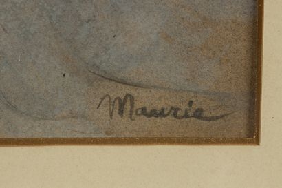 Gaston MAURIE (1872 - 1913)
Couple de paysans...