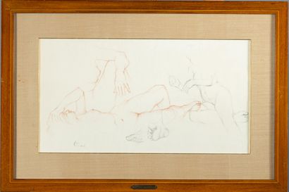 MODERN SCHOOL
Model studies,
Red chalk and...