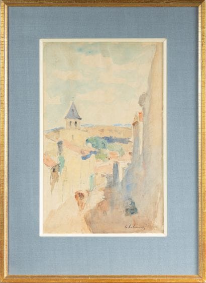 Albert LEBOURG (1849-1928)
Pont-du-Château,
Aquarelle,...