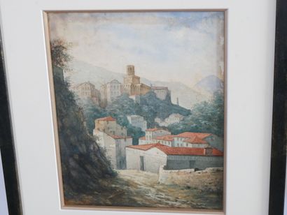 Ecole de la fin du XIXe - début du XXe siècle,
Vue...