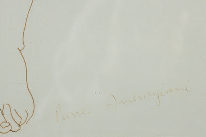 Pierre AMBROGIANI (1907 - 1985)
Modèle assis,...