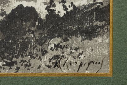 Henri Joseph HARPIGNIES (1819 - 1916)
Paysages,...