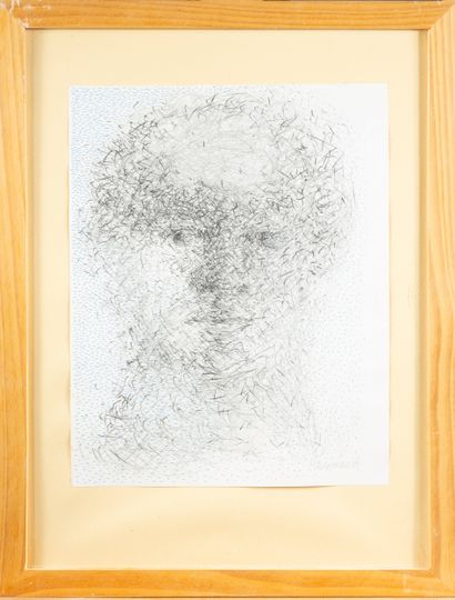 HEROUARD
Head,
Signed lower right,
29 x 23...