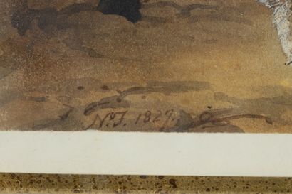 Newton FIELDING (?)
Two partridges,
Watercolor...