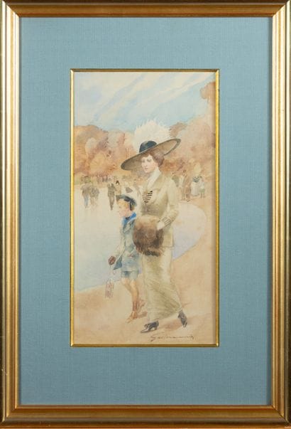 Gaston MAURIE (1873-1912)
Elégante et son...