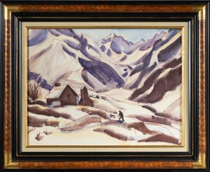 Jules Emile ZINGG (1882 - 1942)
Paysage d’hiver...