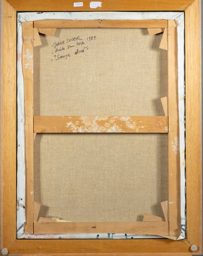 SOLER Jorge (né en 1946-)
Songe doré, 1989,
Hst...