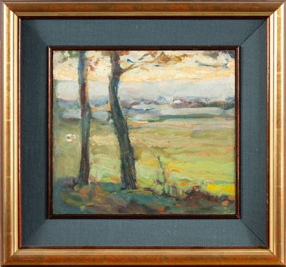 Landscape with Two Trees,
Hsp, 22 x 25 c...