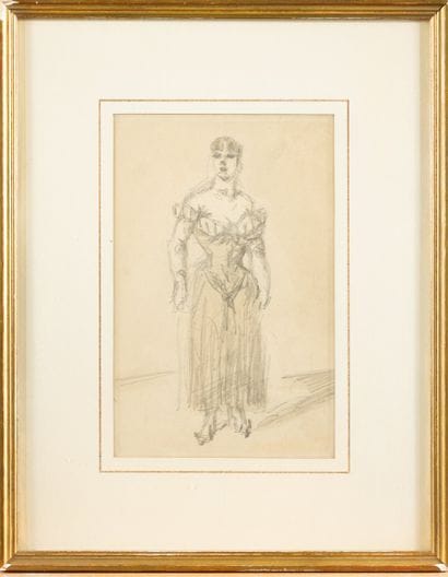Ecole de la fin du XIXe siècle, 
Femme aux...