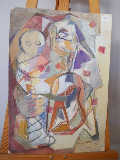 Ralph STACKPOLE (1885–1973), 
Geometries,
Double-sided...
