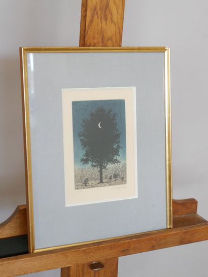 René MAGRITTE (1898-1967)
Arbre dans la nuit,...