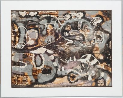 SECK Diatta (1953 - 2015)
Abstraction lyre,
Gouache...