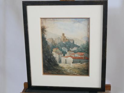 Ecole de la fin du XIXe - début du XXe siècle,
Vue...
