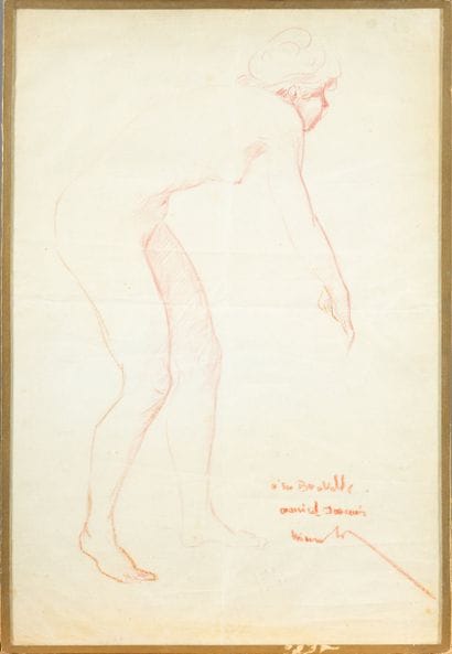 Nu
Dessin à la sanguine, signé en bas à droite...