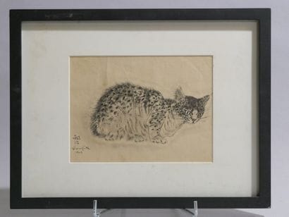 Léonard Tsuguharu FOUJITA (1886-1968), d'après
Chat...
