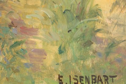 Emile ISENBART (1846 - 1921)
Bords d’étang,
Huile...