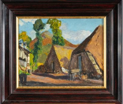 Charles JAFFEUX (1902-1941)
Cour de ferme...