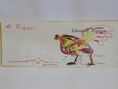 Edouard PIGNON (1905 - 1993)
Coq,
Dessin...