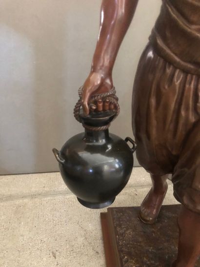 Marcel DEBUT (1865–1933)
Tunisian Water Carrier
Bronze...
