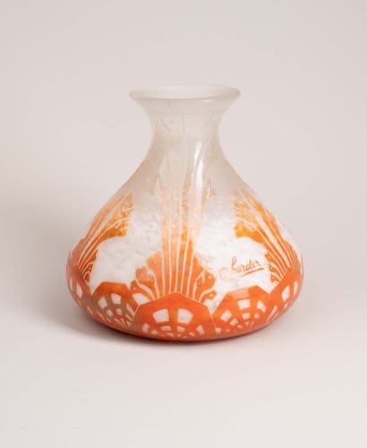Charder for Verre Français,
Gourd-shaped...
