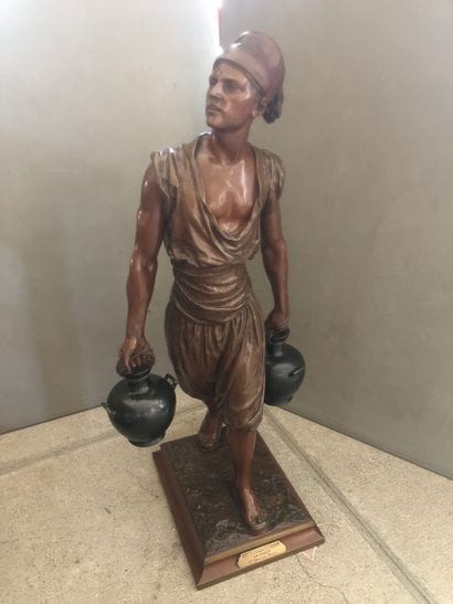 Marcel DEBUT (1865–1933)
Tunisian Water Carrier
Bronze...