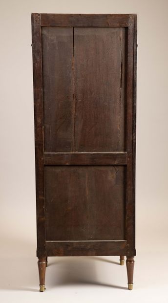 Secrétaire à abattant en armoire en acajou...