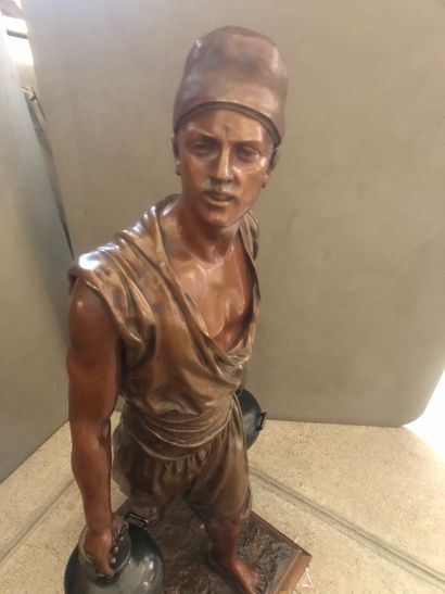 Marcel DEBUT (1865–1933)
Tunisian Water Carrier
Bronze...