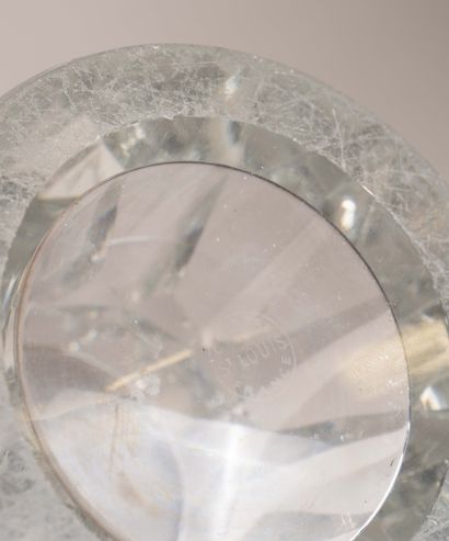 SAINT-LOUIS
Cut crystal vase, 